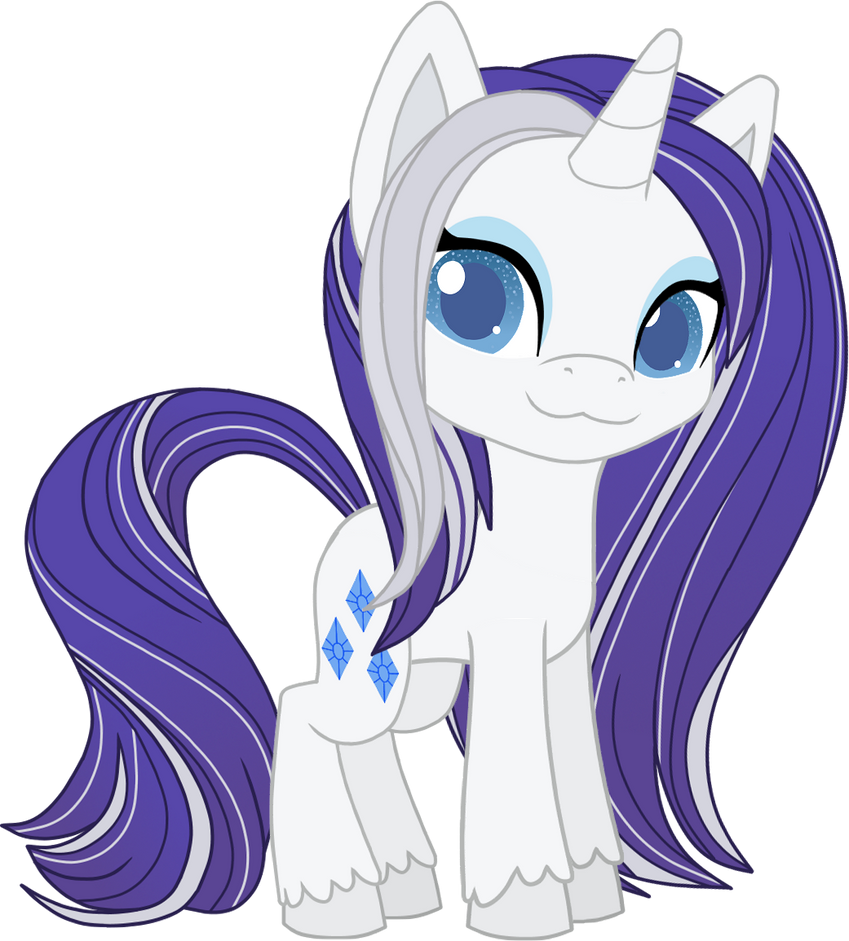 MLP - Rarity - Vector #1 by GalacticFlashD on DeviantArt