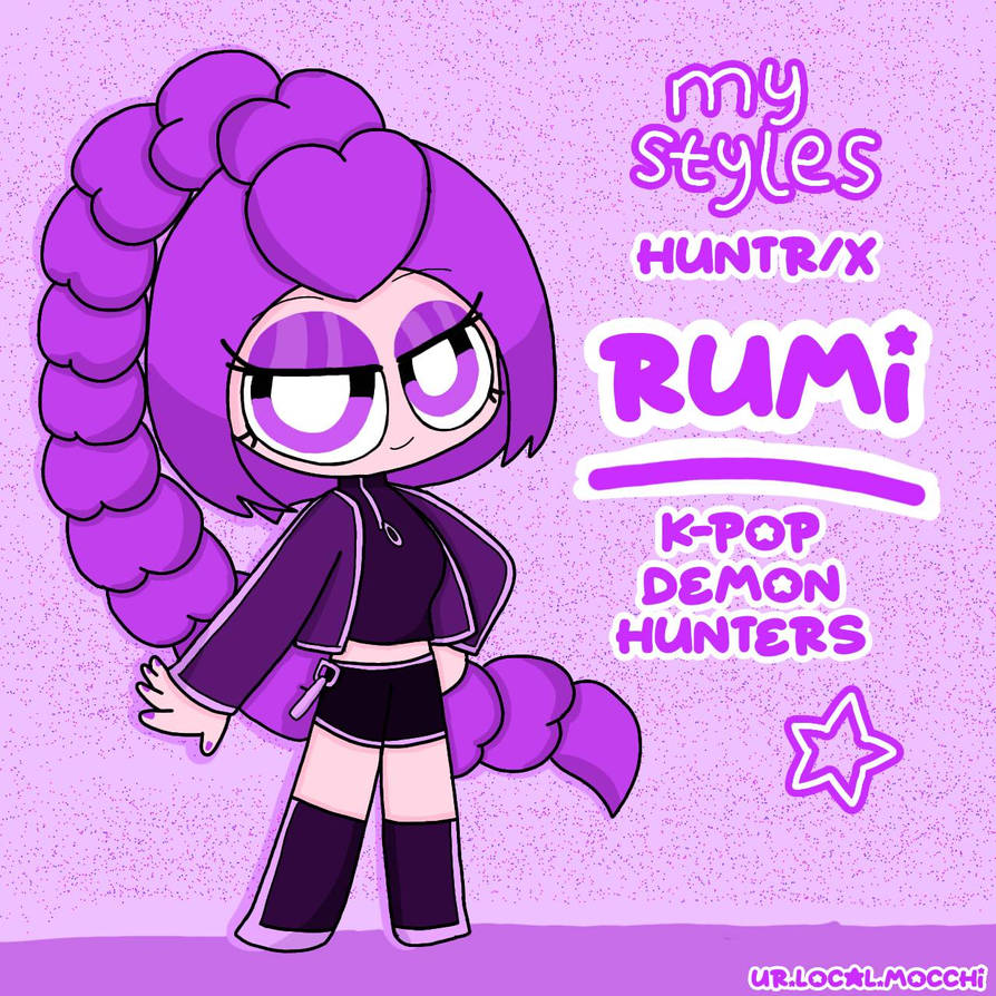 Goth Rumi Rumi Redesign by MocchiPoppity on DeviantArt