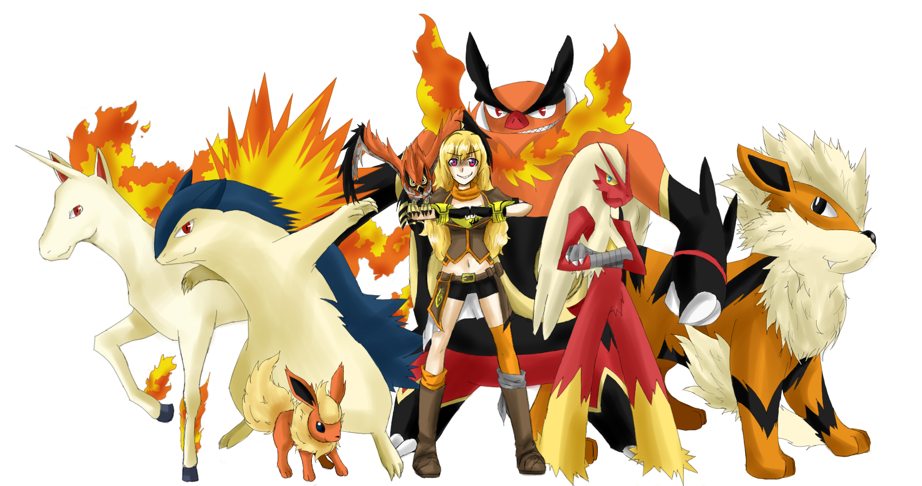 RWBY Pokemon Team in 2023  Pokemon teams, Pokemon, Rwby