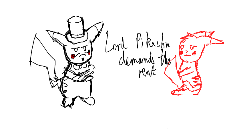 LORD PIKACHU DEMANDS THE RENT