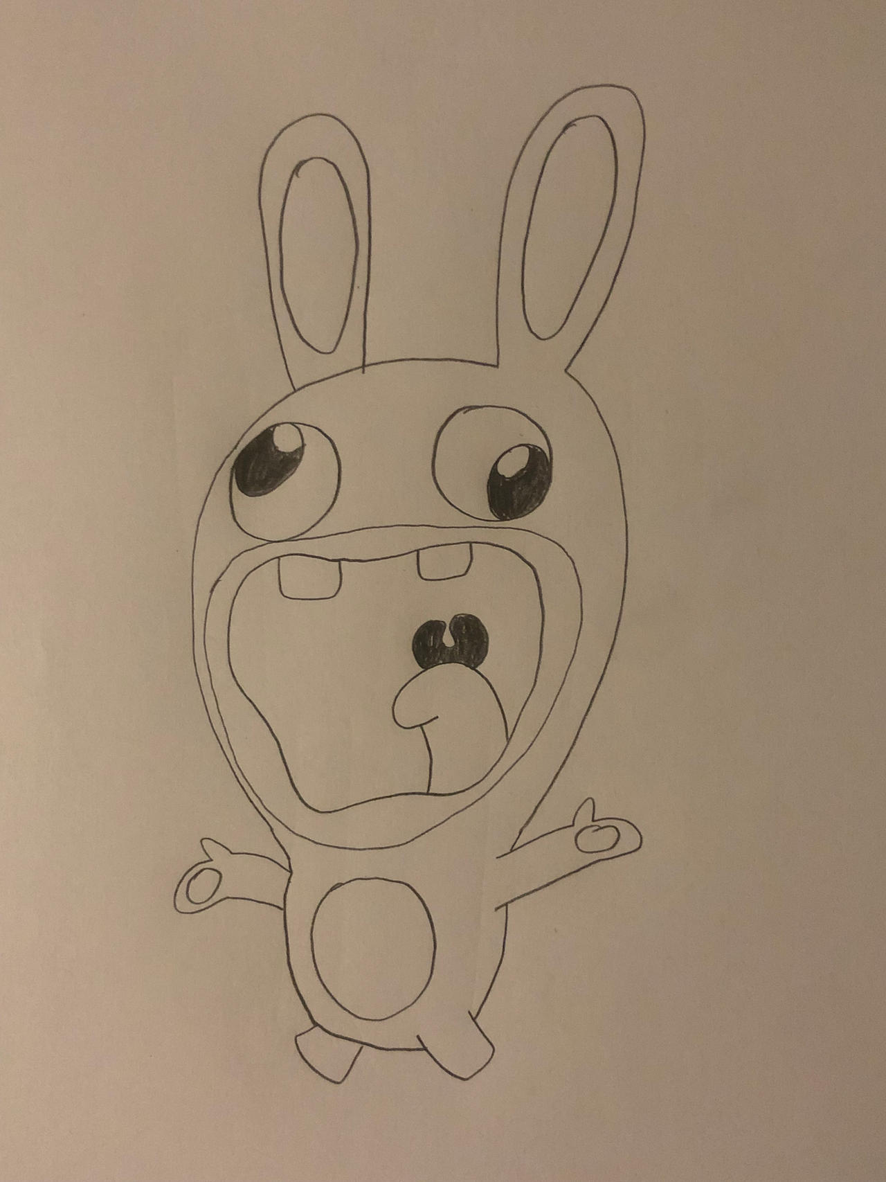 Chibi EXTRA: Raving Rabbid by UltimateSaiyanEddy on DeviantArt