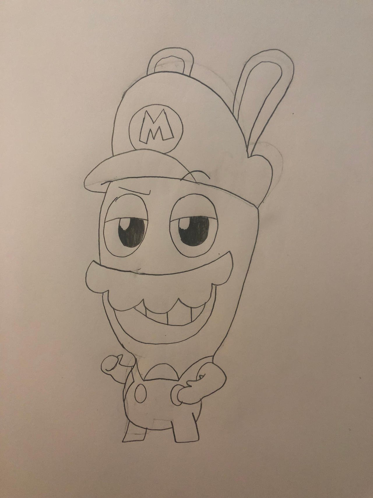 Chibi EXTRA: Rabbid Mario by UltimateSaiyanEddy on DeviantArt