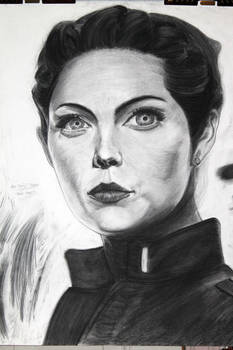 Final Charcoal Portrait of Tamara Johansen