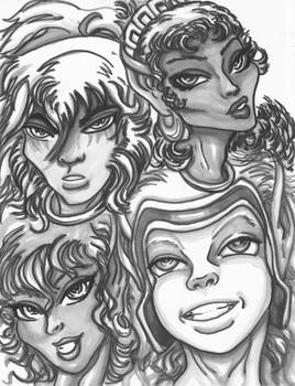 Elfquest Family Portrait