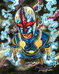 Nova Shining Power on a Stormy Night by KwongBee-Arts