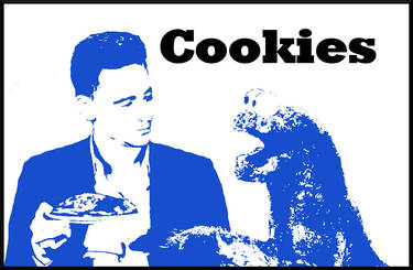 Tom Hiddleston and Cookie Monster