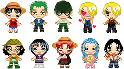 OP Pixel Dolls - Variations