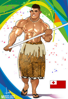 The Tonga Flagbearer