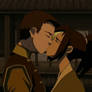 Jinko passionate kiss (Jin and Zuko)