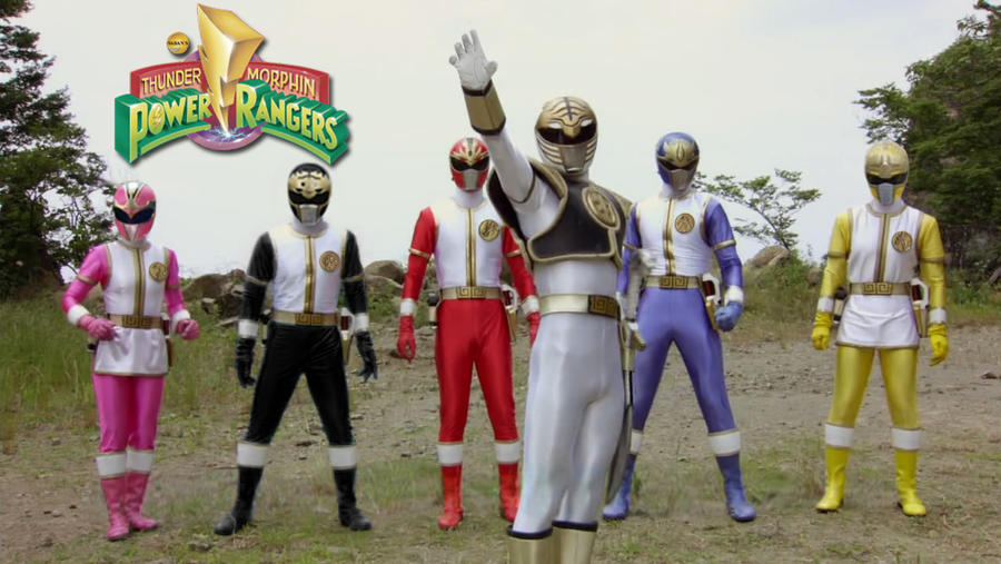 Thunder Morphin' Power Rangers by Andruril93 on DeviantArt