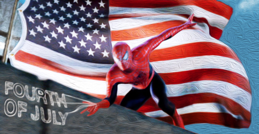Spider-Man Notes 🕸 on X: Happy 4th of July! God bless America! 🇺🇸  #July4th #America #SpiderMan  / X