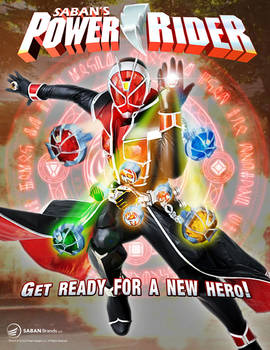 Saban's Power Rider marketing poster (fan-made)