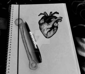 Traditional art  - heart