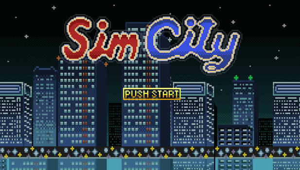 Sim City SNES Homage (Animated)