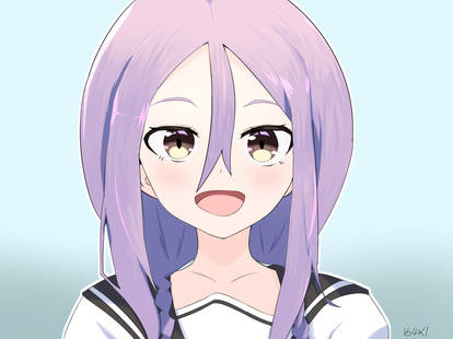Soredemo Ayumu wa Yosetekuru Yaotome Urushi Purple Cosplay Wig