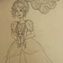 Dream Jobs -Tess Princess Gown Sketch