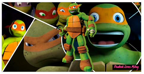 Collage de Mikey de TMNT