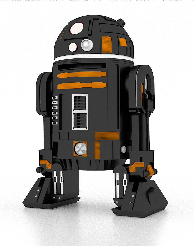 R2D2 Fun practic render by hakancodur on DeviantArt