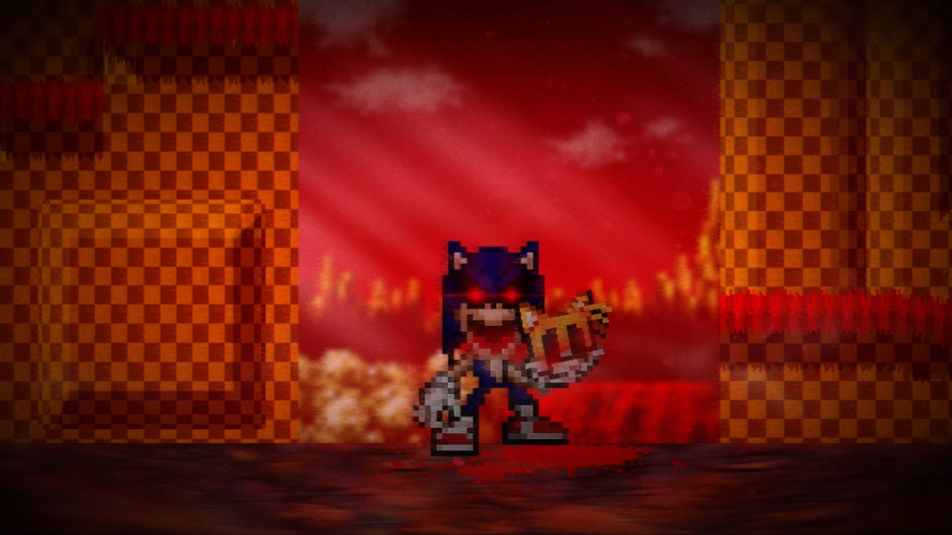 Dark Sonic VS Sonic.EXE Thumbnail by DrizzlyScroll1996 on DeviantArt