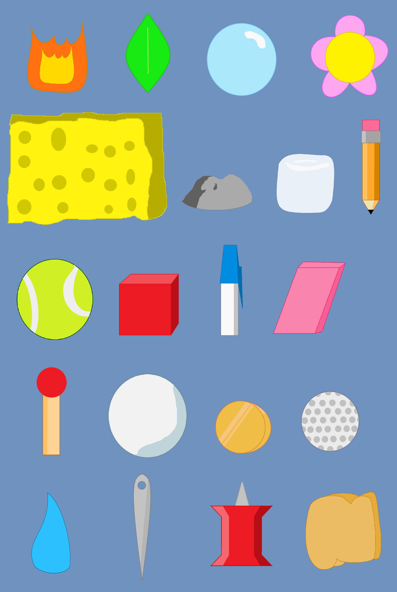 BFDI characters`s bodies in my style by Loquenderodarkero on DeviantArt