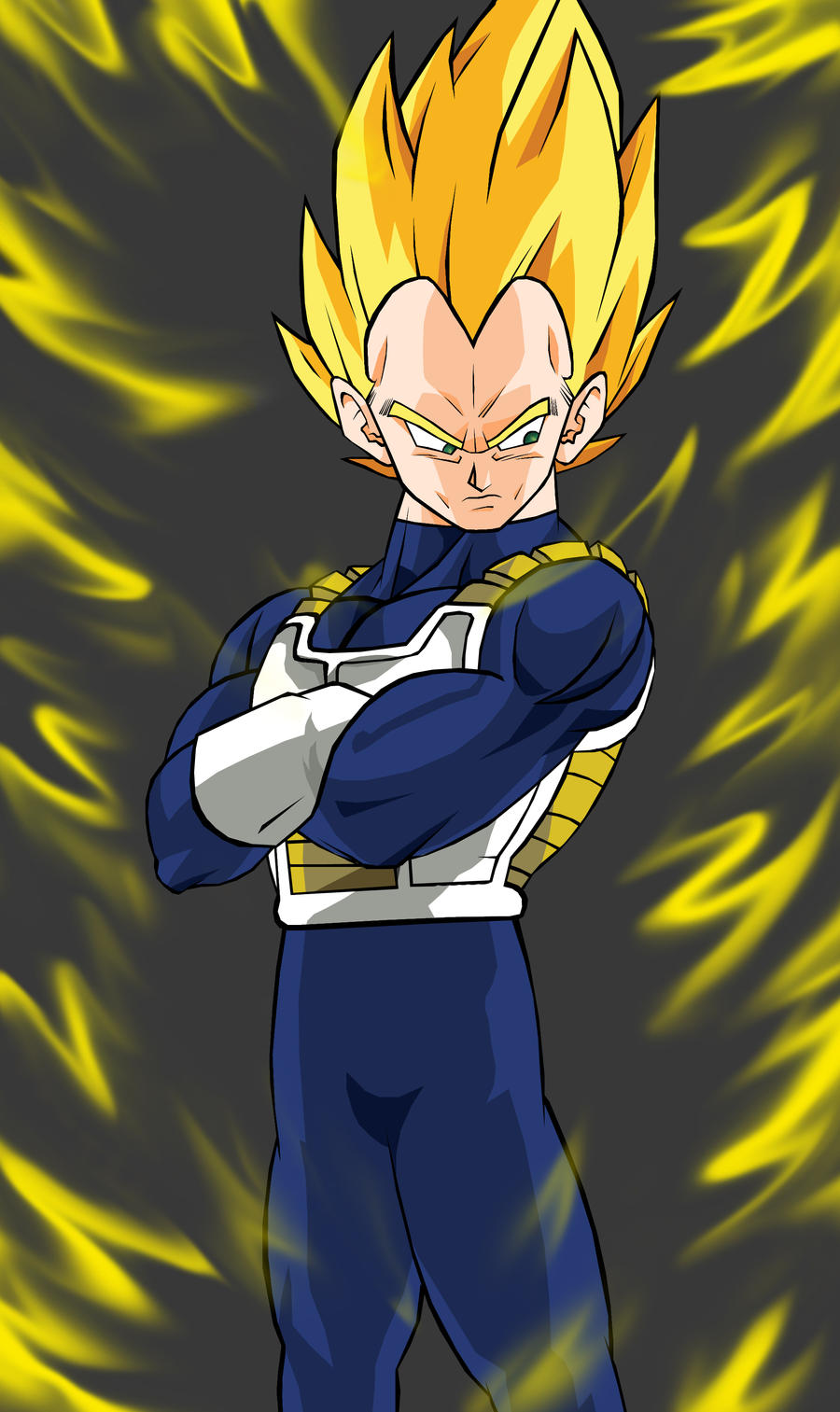 Coloured Vegeta SSJ1