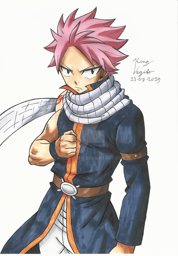 natsu dragneel dragon form by Squid-with-pen on DeviantArt