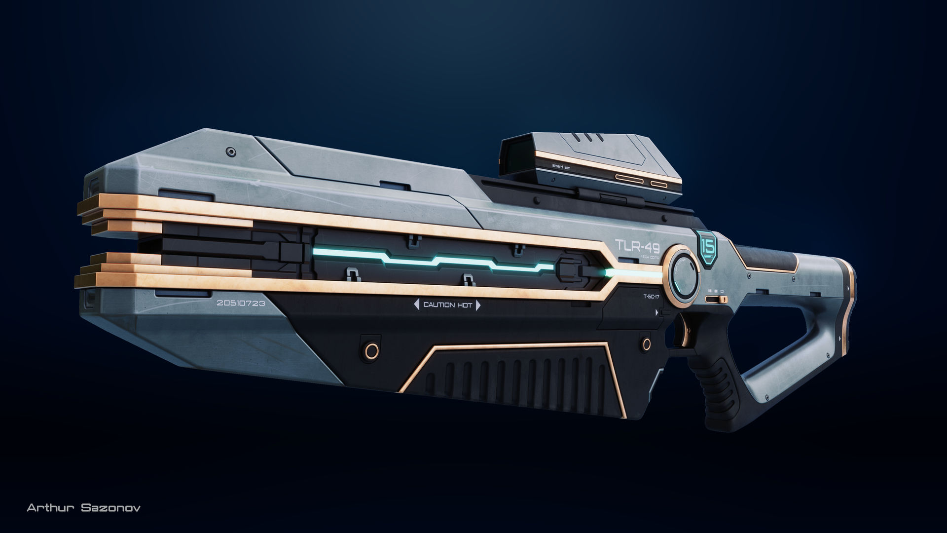 Laser Rifle Deviantart Laser Gun TLR-43 by ScoTTy8-93 on DeviantArt