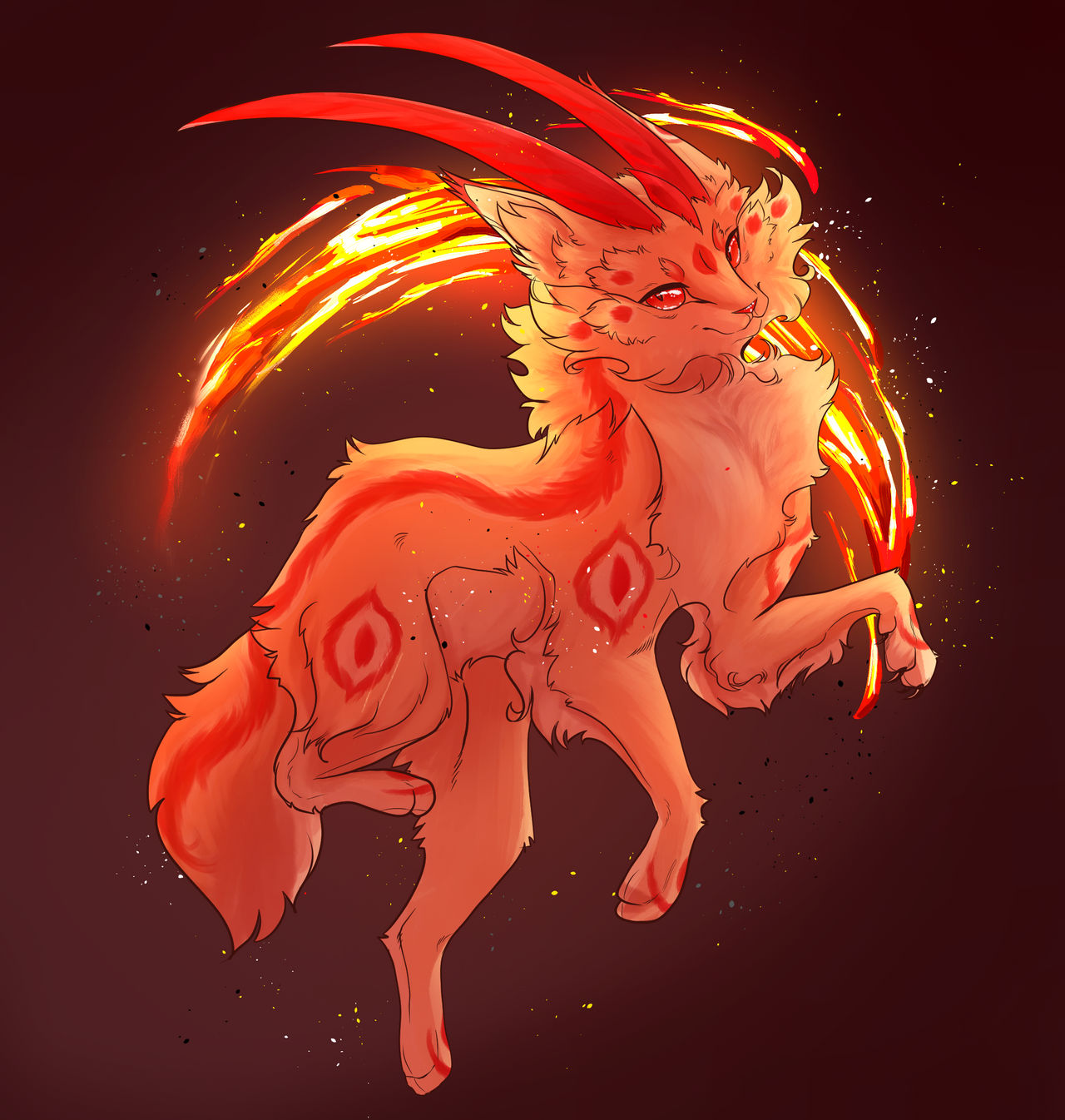 Firecat by HarpiaFomalhaut on DeviantArt
