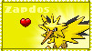 Zapdos Stamp