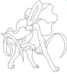 Suicune Lineart