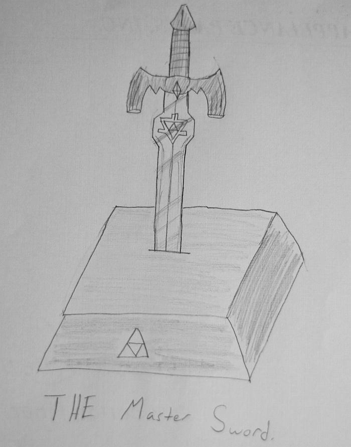 Master Sword Writing mastersword by SaturnV on DeviantArt