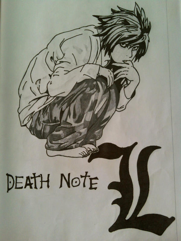 Deviantart La Note Death Note - L by RyoujiFujiwara on DeviantArt