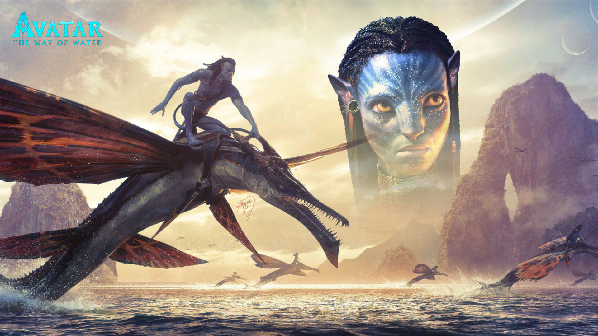 Avatar: The Way of Water - Wallpaper by Sekkitsu on DeviantArt