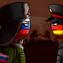 Russia vs German countryhuman