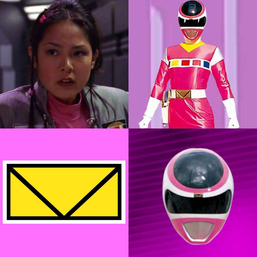 April Pink Ranger Pink Ranger In Space by PowerRangersCharacte on DeviantArt