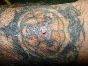 microdermal in a tattoo