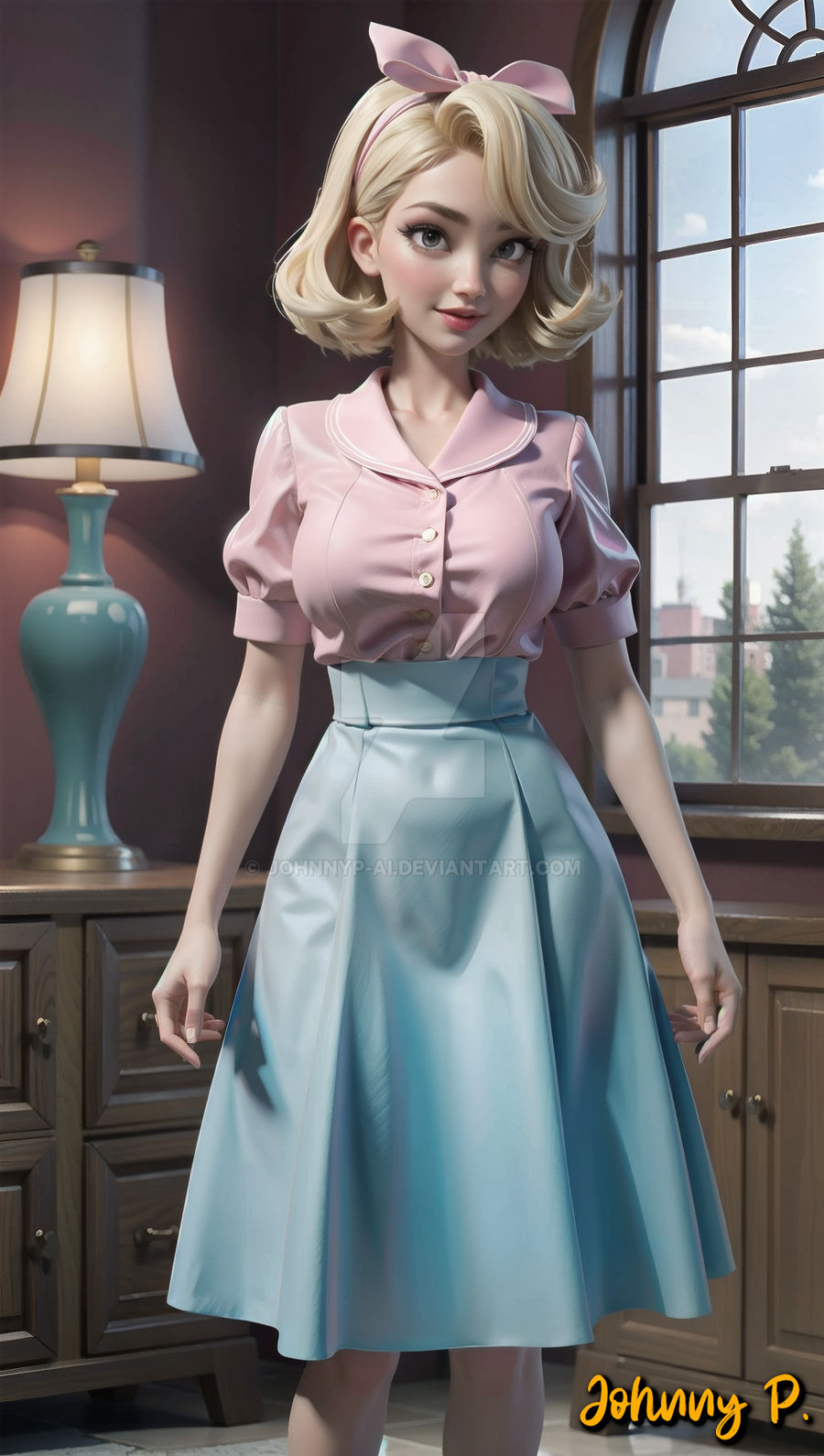 Deviantart 50s Housewife - 1950's Attire - 23253 by Johnnyp-AI on DeviantArt