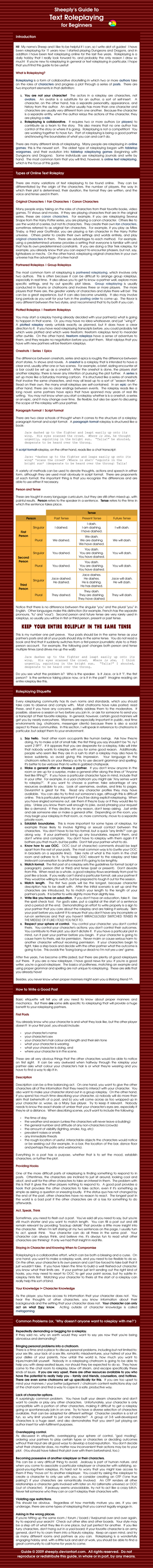 Text Roleplaying for Beginners by Sheeply on DeviantArt