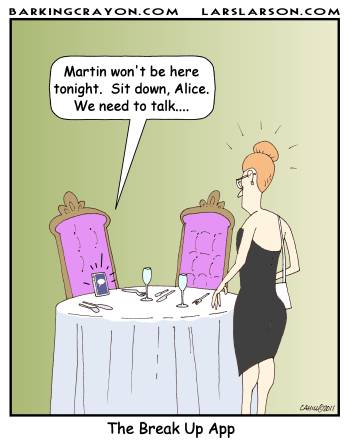 Breakup App cartoon by AtomicCheese on DeviantArt Breakup App cartoon by AtomicCheese on DeviantArt
