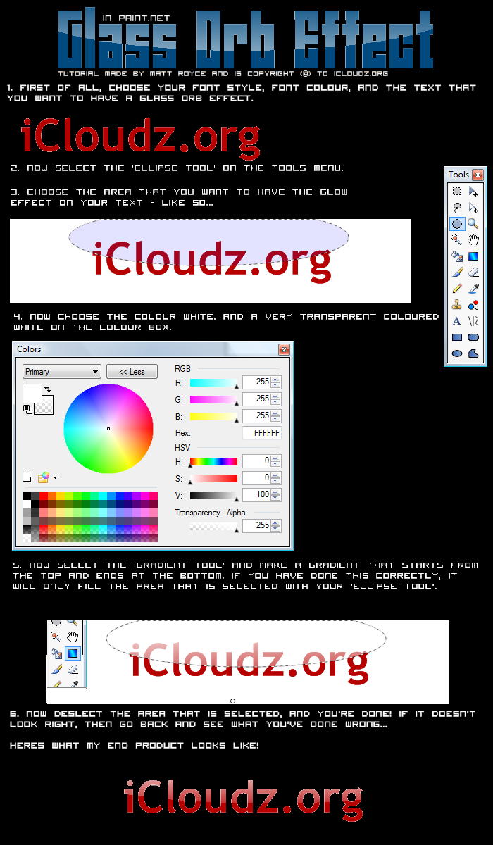 Paint.NET Tutorial - Glass Orb