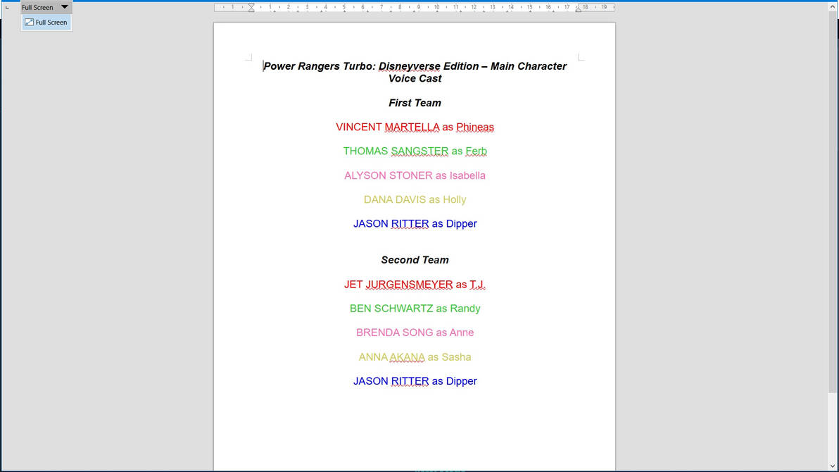 Disneyverse Power Rangers Turbo Voice Cast by dreamerfield9420 on ...