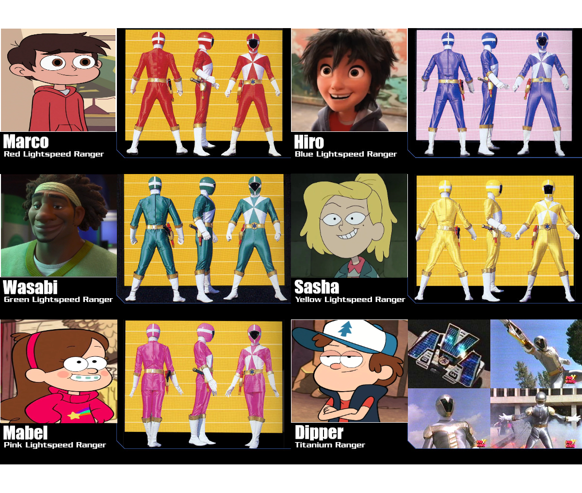 Disneyverse PR Lightspeed Rescue Lineup by dreamerfield9420 on DeviantArt