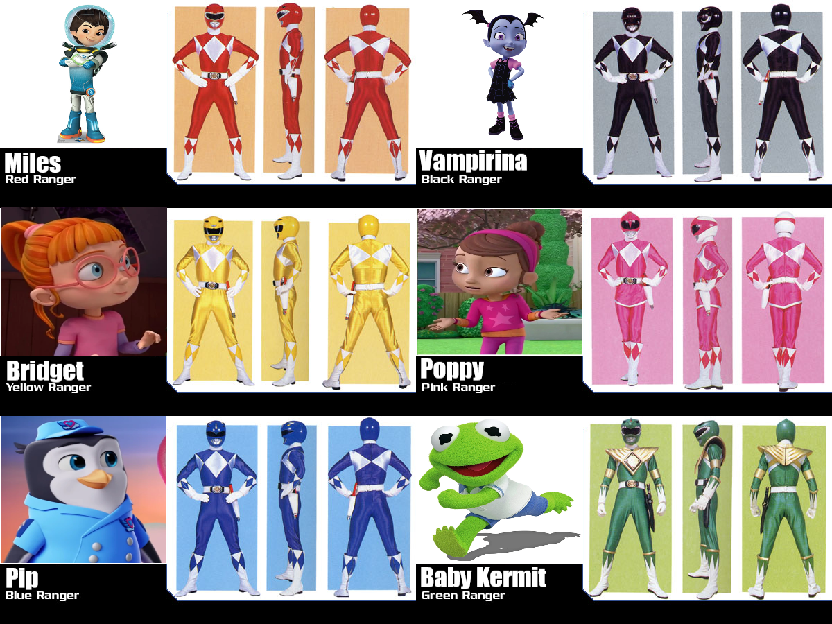 Hasbro Power Rangers Deviantart Disney Junior Power Rangers! by dreamerfield9420 on DeviantArt