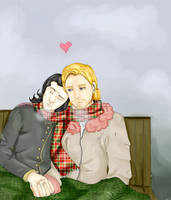 Thorki- Scarves and cold weather.