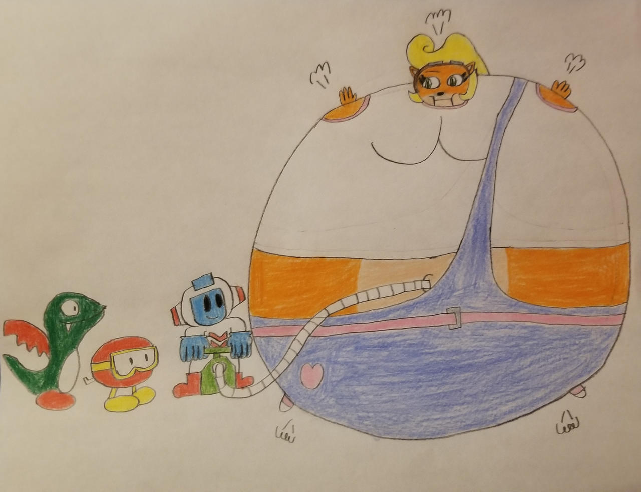 Coco Dig Dig Dug Inflates Coco Bandicoot by Solosergiohd1 on DeviantArt