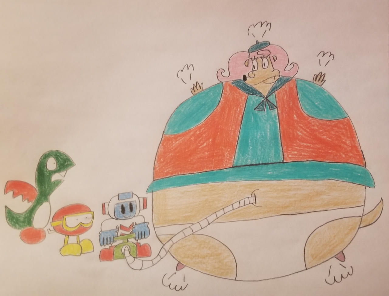 Dig Dug Inflates Patsy Smiles By Solosergiohd1 On DeviantArt dig-dug-inflates-patsy-smiles-by-solosergiohd1-on-deviantart