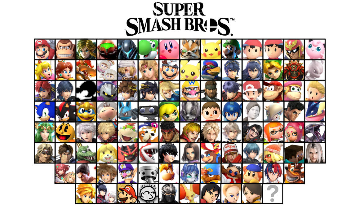 Super Smash Bros. 6 roster idea by Solosergiohd1 on DeviantArt