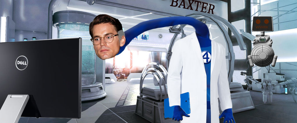 Reed Richards in his lab