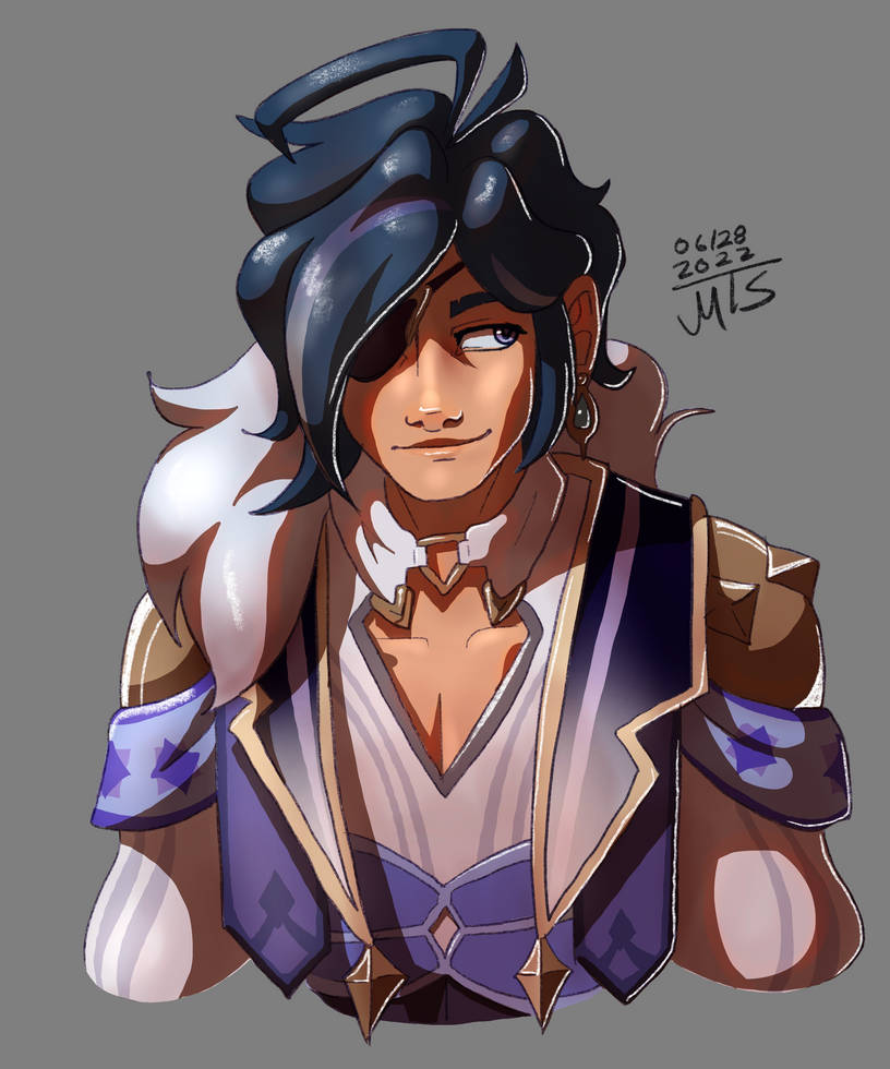 Keyea Kaeya Rendering Practice (Genshin Impact) by ArtOfZaromi on DeviantArt