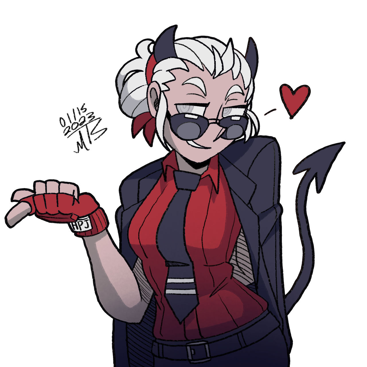 Justice, The Awesome Demon (Helltaker) by ArtOfZaromi on DeviantArt